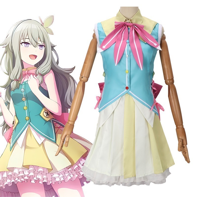 ワールドプロジェクト カラーステージ 草薙寧々 コス服 コスプレ 二次元 ロールプレイング服 既製在庫