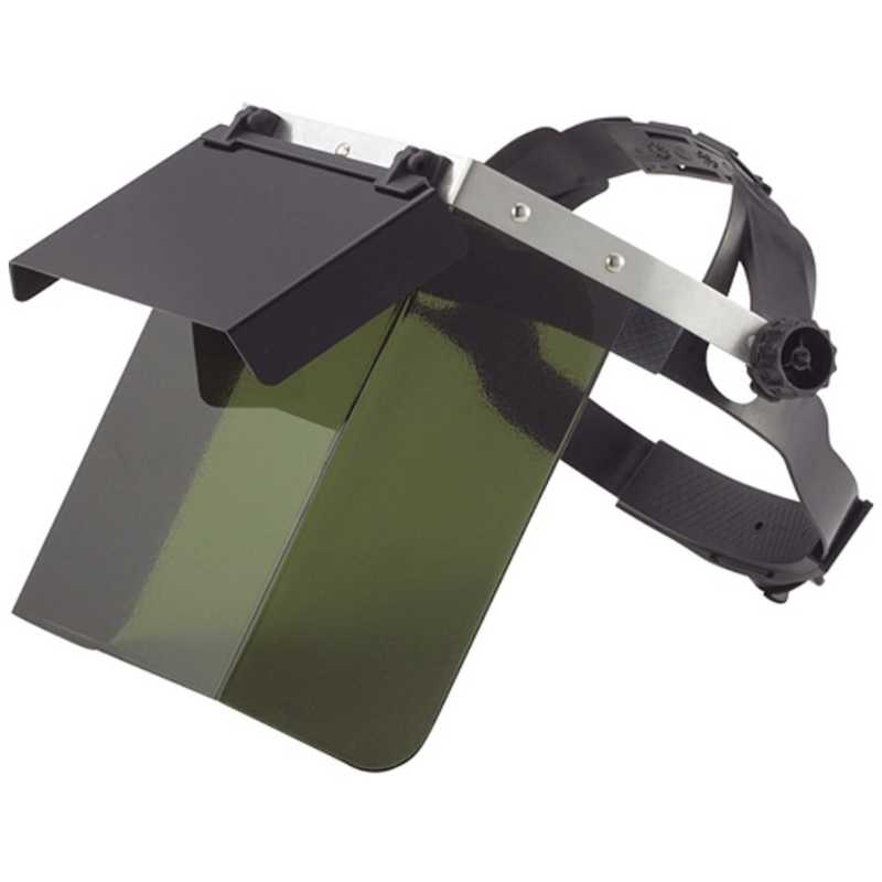 トラスコ中山　TRUSCO 遮光二重防災面 かぶりタイプ 前プレート遮光度8　TBM-502W