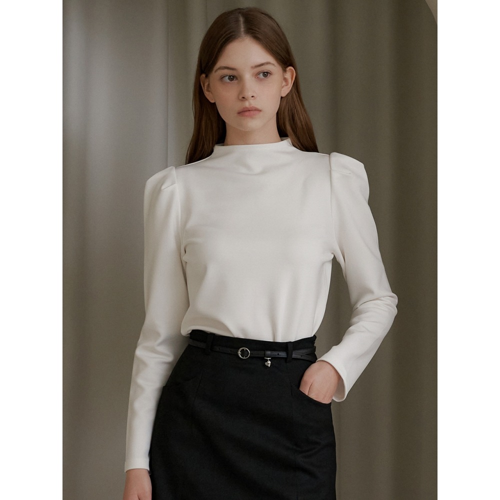 FLOWOOM ブルーミングハーフネック Tシャツ (2color)