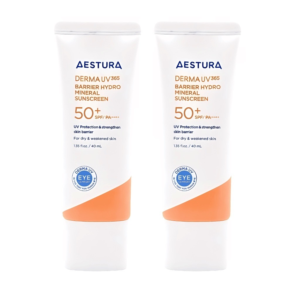 ダーマUV365障壁水分 無機紫外線 日焼け止めSPF50+PA++++ 40ml 2個
