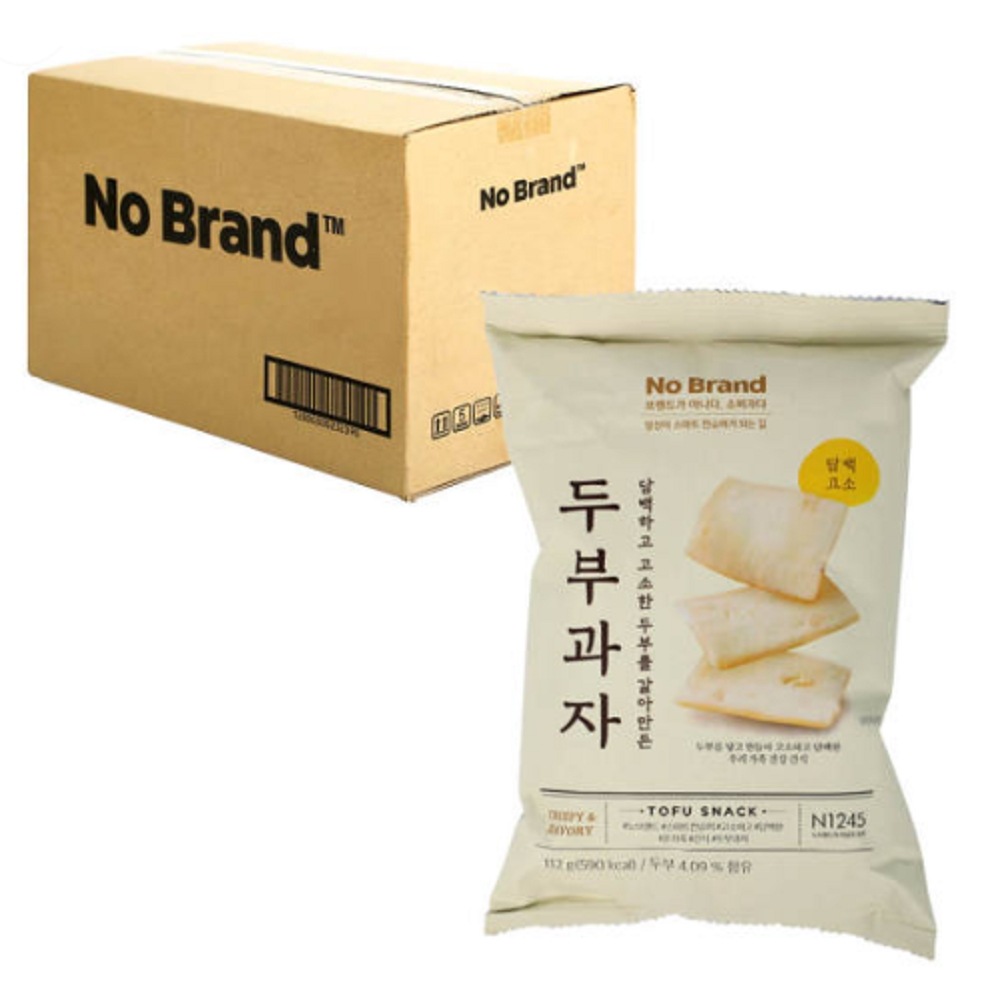 韓国-KMEAL-香ばしくてサクサクしたノーブランド豆腐菓子112g21個入り噛むほど柔らかい食感