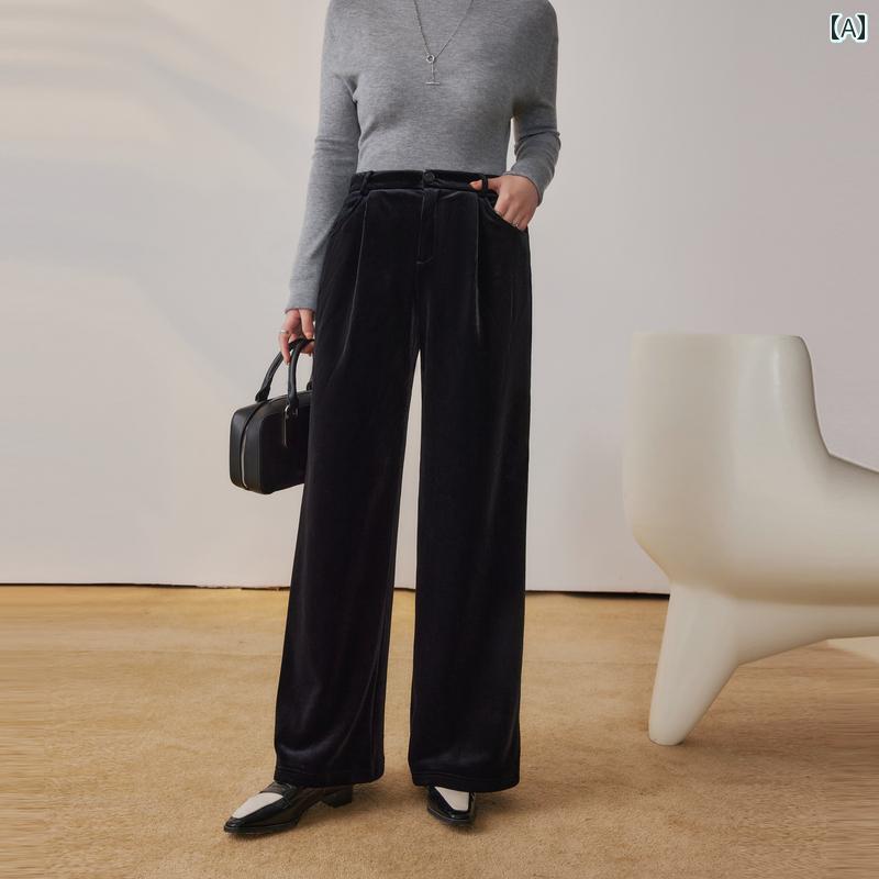 レディース ぽっちゃり 婦人服 ボトムス パンツ 起毛 ストレート シンプル おしゃれ 大きめサイズ 冬