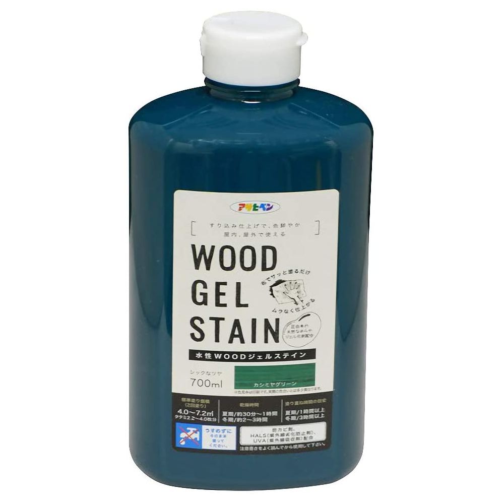 （まとめ買い）水性WOODジェルステイン 700ml カシミヤグリーン [x3]