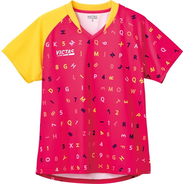 VICTAS ヴィクタス ポップフォント レディスゲームシャツ 卓球 ゲームシャツ・ 612303-7100 レディース