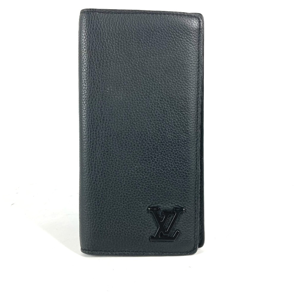 長財布 M69980 ポルトフォイユ・ブラザ NM LV アエログラム 2つ折り グレインレザー ブラック