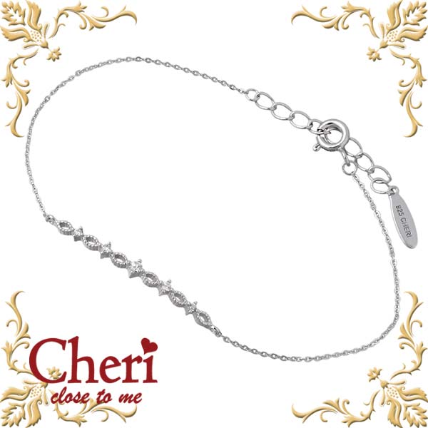 シェリ クロストゥーミー Cheri CZ シルバー ブレスレット レース