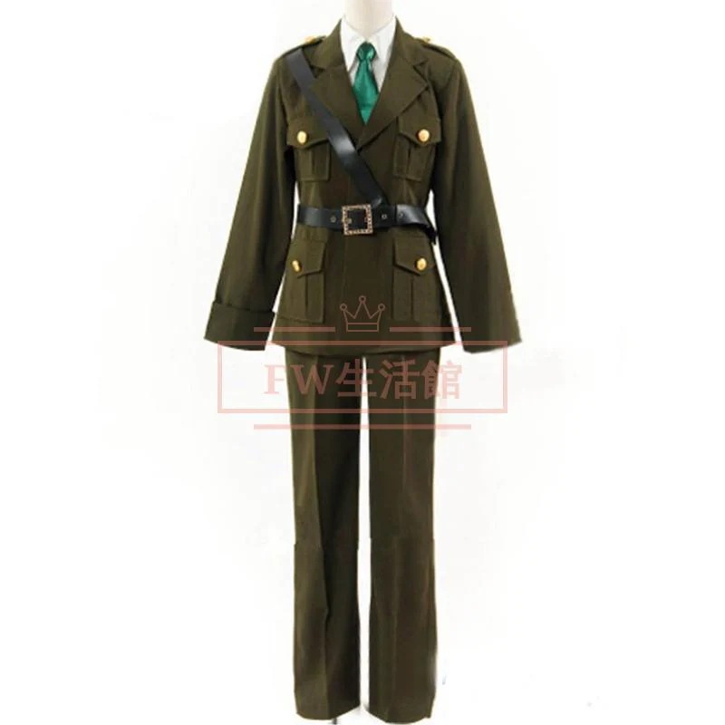 ヘタリア Axis Powers イギリス軍装 コスプレ衣装 コスム 演出服 アニメ ゲーム ハロウィン cos 変装