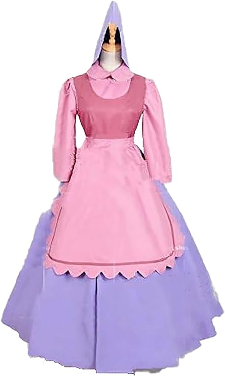 コスプレ衣装シンデレラ 労働服 スージー パーラ 灰かぶり姫 コスプレ衣装 ピンク プリンセス ドレス ワンピース お姫様 発表会 衣装 コスプレ コスプレ衣装
