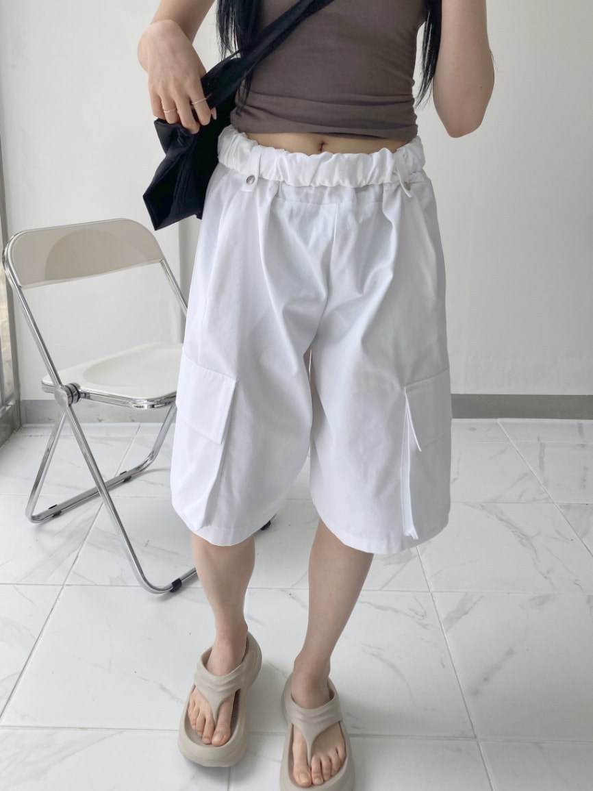 夏 カーゴパンツ ワイドフィット トレーニング ローライズ オーバーフィット ショートパンツ