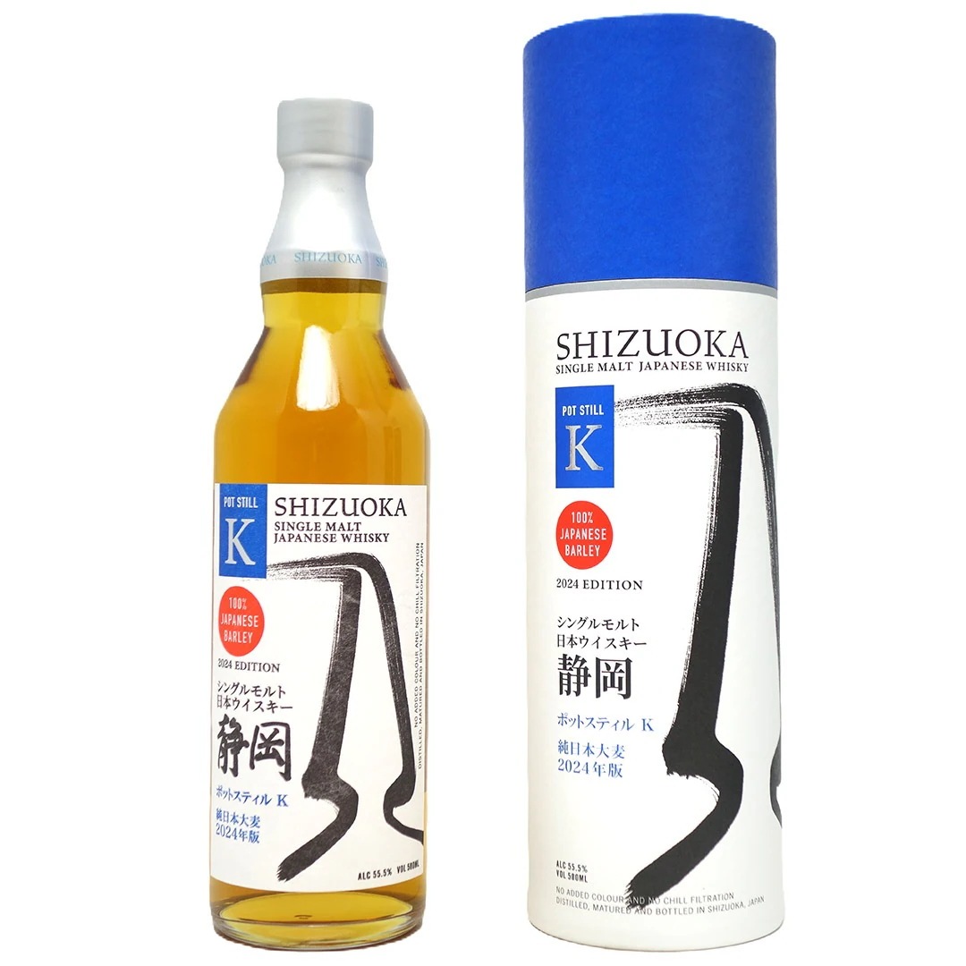 ガイアフローウイスキー ポットスティルK 純日本産大麦 2024年版 静岡蒸溜所 55.5度 箱付 500ml ウイスキー ^YASZPNIE^