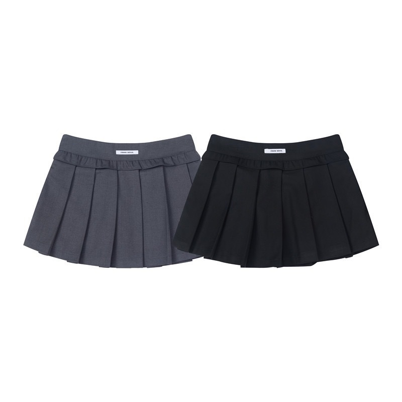 韓国 人気 CRANK ミニスカート（2色展開）