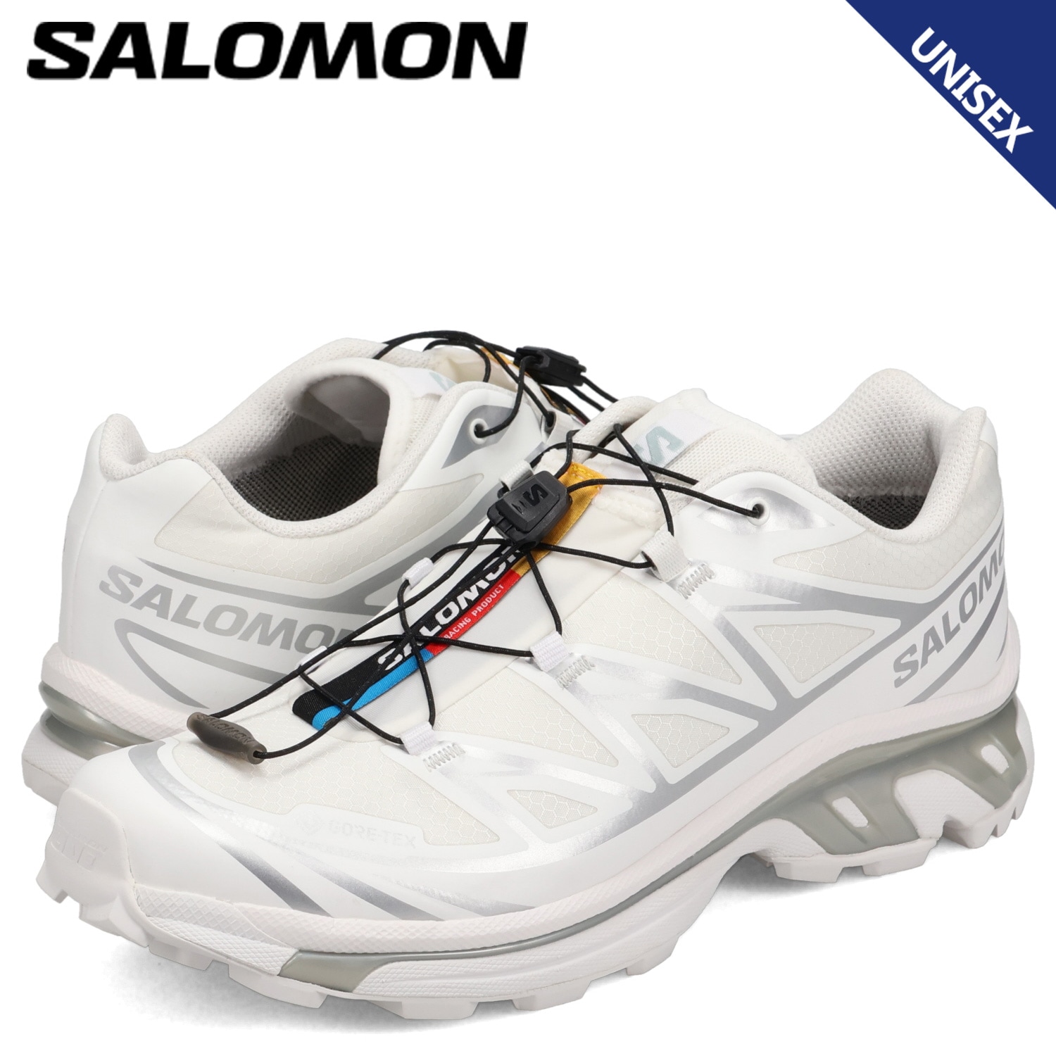 シューズ トレッキングシューズ スニーカー メンズ レディース 防水 XT-6 GTX ホワイト 白 L47581100