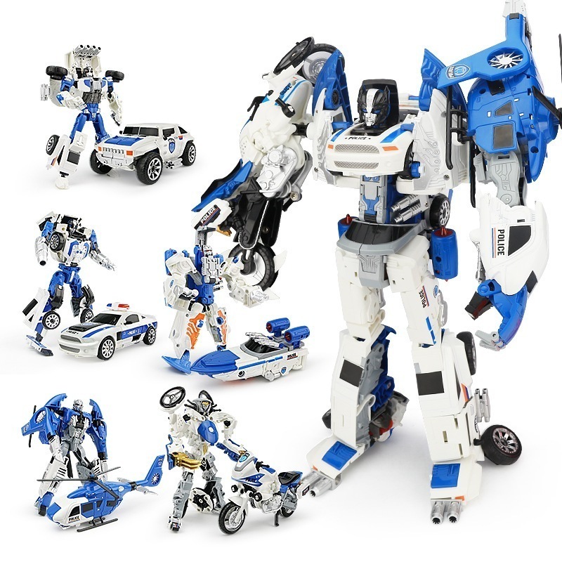 少合金変換ボルトロン-スピードボート変換おもちゃの車ロボットモデル