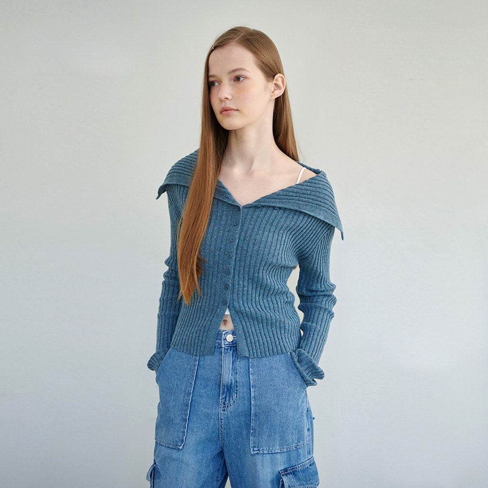 Hannah Collar Crop Cardigan