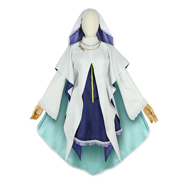 【短納期】白聖女と黒牧師　 セシリア コスプレ衣裝 レディース クリスマス ハロウィン 変装 仮装 文化祭
