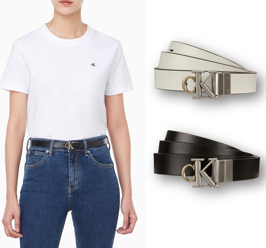 モノグラムレザーリバーシブルベルト20mm (4K7006G-V1K)