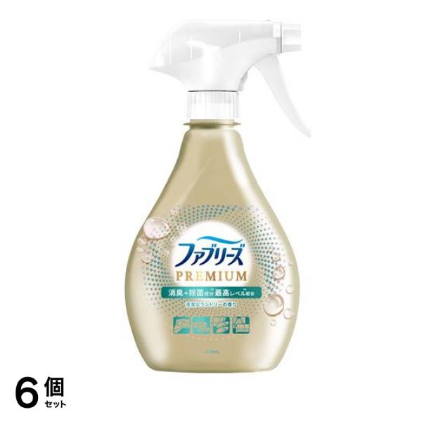 W除菌+消臭プレミアム 清潔なランドリーの香り 本体 370mL 6個セット