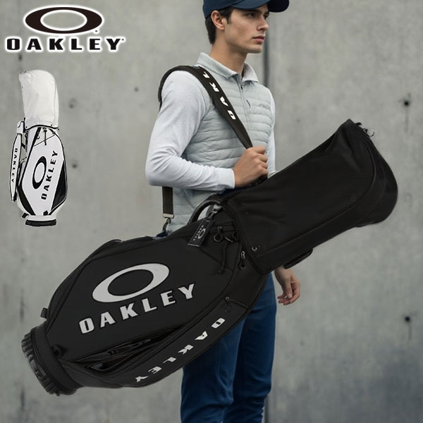 キャディバッグ メンズ レディース 軽量 軽い カート ゴルフ ゴルフバッグ 9.5型 5分割 47inch カート型 ショルダー 自立 Oakley Golf Bag 18.0 FOS901967
