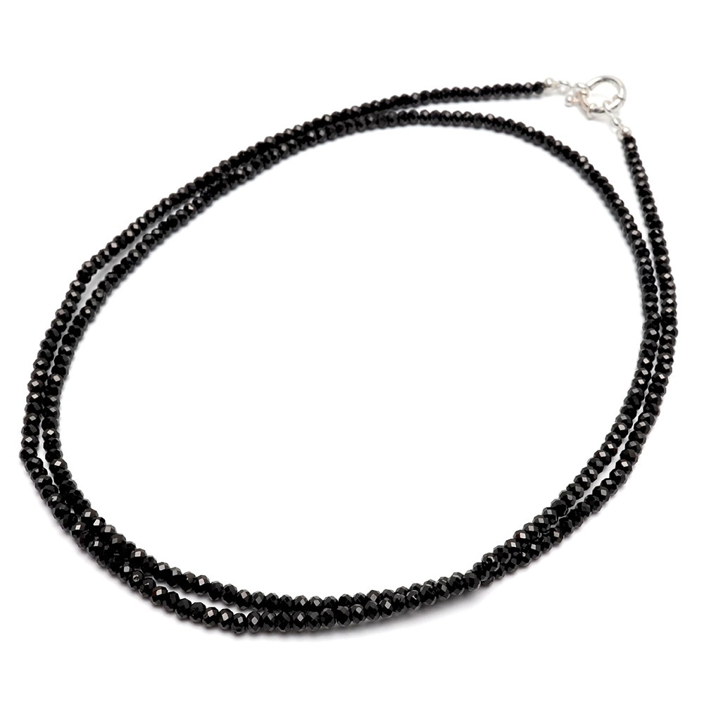 シルバー925 ブラックオニキスネックレス [ns249] 6,873円