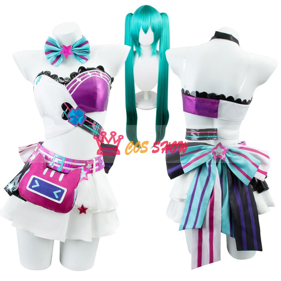 新品販売!Muse Dash ミク連動 初音ミク コスプレ衣装 cosplay仮装 ウィッグ能 イベント ステージ服 舞台 ハロウィン クリスマス