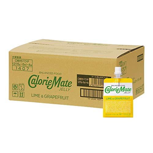 カロリーメイト 大塚製薬 カロリーメイト ゼリー ライム&グレープフルーツ味 215g×24袋