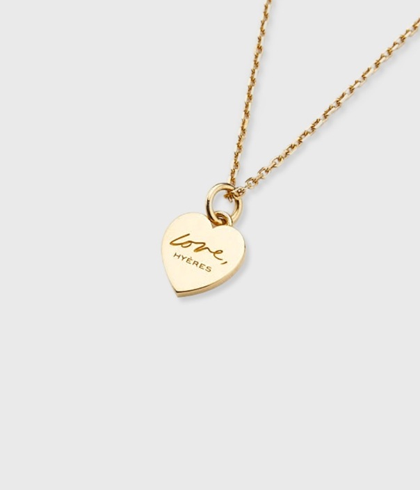 【HYERES LOR】23SS★ H Heart Silver Flat Necklace HYERES LOR】23SS☆ H Heart Silver Flat Necklace