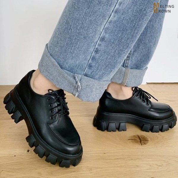 女性用ローファー 女性用 厚底 カジュアルローファー K307