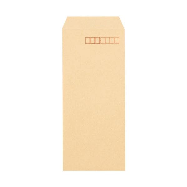 TANOSEE クラフト封筒 テープ付 70g 長40 枠あり 1000枚入 [x10セット]