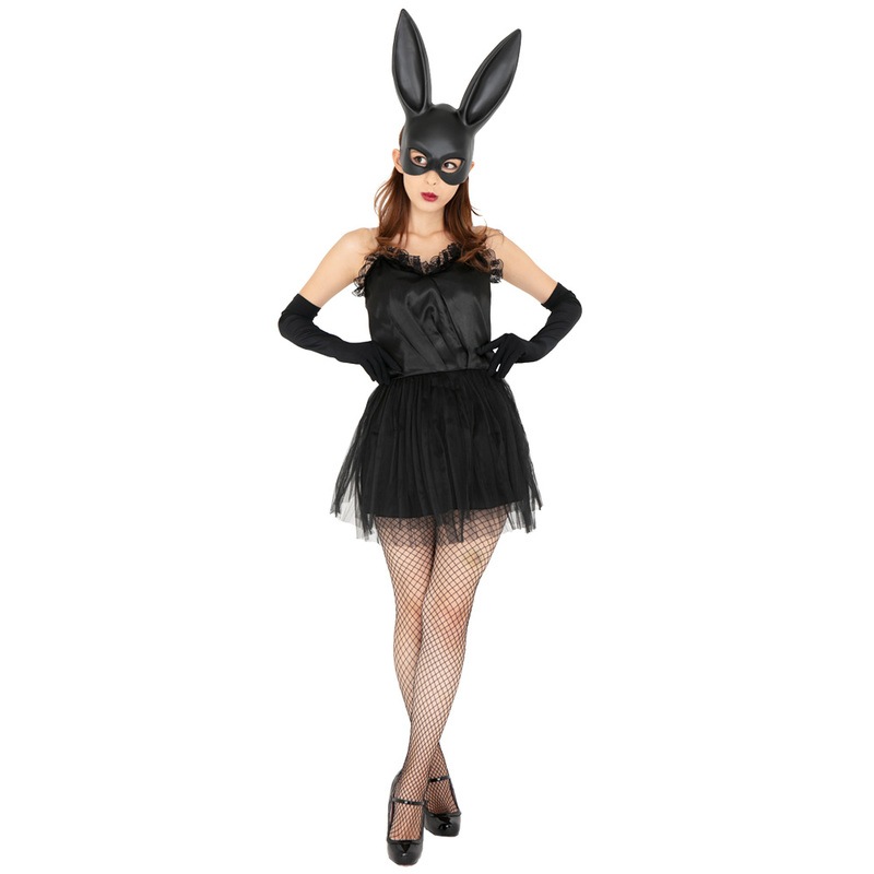 コスプレ 仮装 CLUB QUEEN Black bunny(ブラックバニー) 【 コスプレ 衣装 ハロウィン 仮装 コスチューム 魔女 バニー パーティーグッズ 魔法使い リーパー 大人用 ゴシック