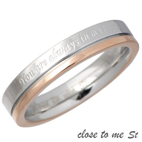 クロストゥーミー close to me ステンレス リング 金属アレルギー対応