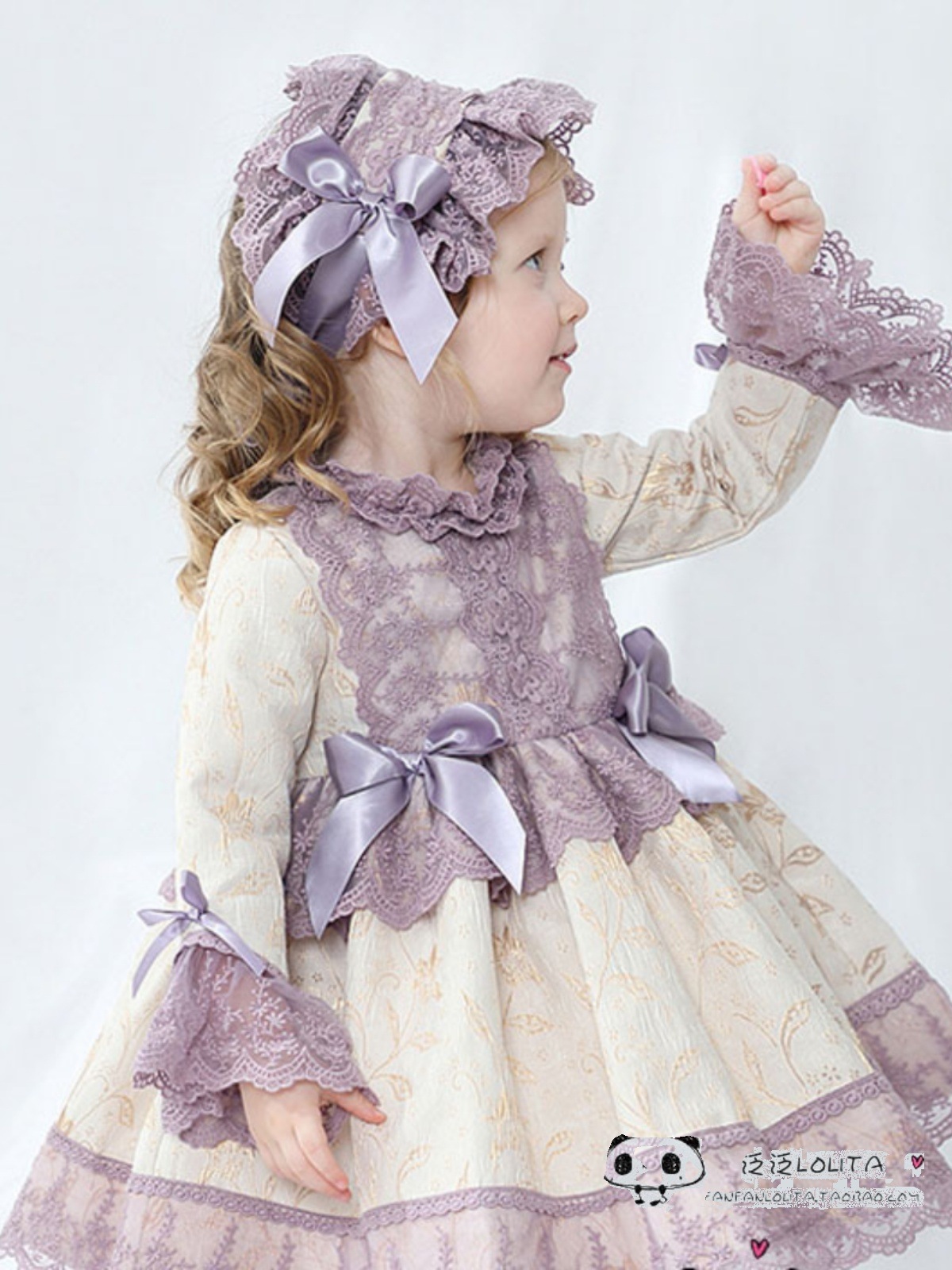 ロリータドレス ロリータ高級子供服長袖プリンセスドレス