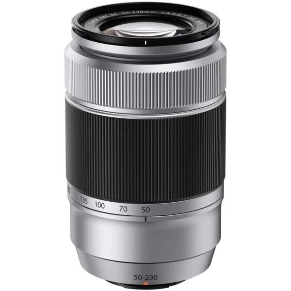 【中古】フジフィルム FUJIFILM XCレンズ FUJINON 望遠ズームレンズ XC50-230mm F4.5-F6.7 OIS シルバー