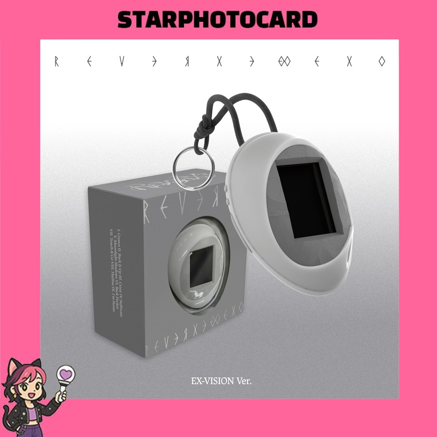 EXO The 8th Album REVERXE EX-VISION Ver. + 公式トレーディングカード1種ランダム贈呈