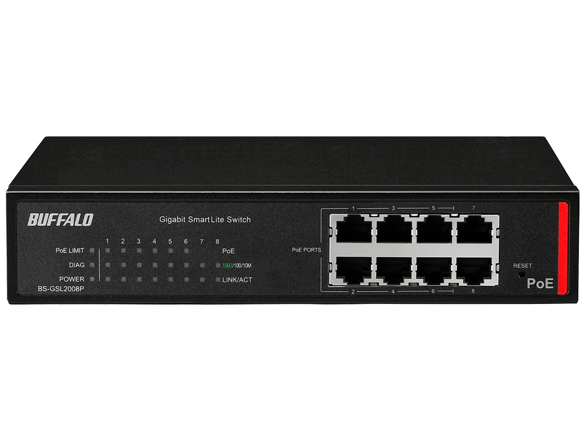 BS-GSL2008P スイッチングハブ