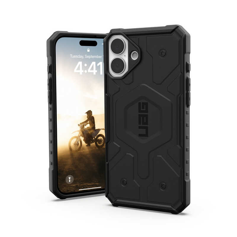 UAG　iPhone 16 Plus 耐衝撃ケース MAGSAFE対応 PATHFINDER ブラック　UAG-IPH24LB-MS-BK