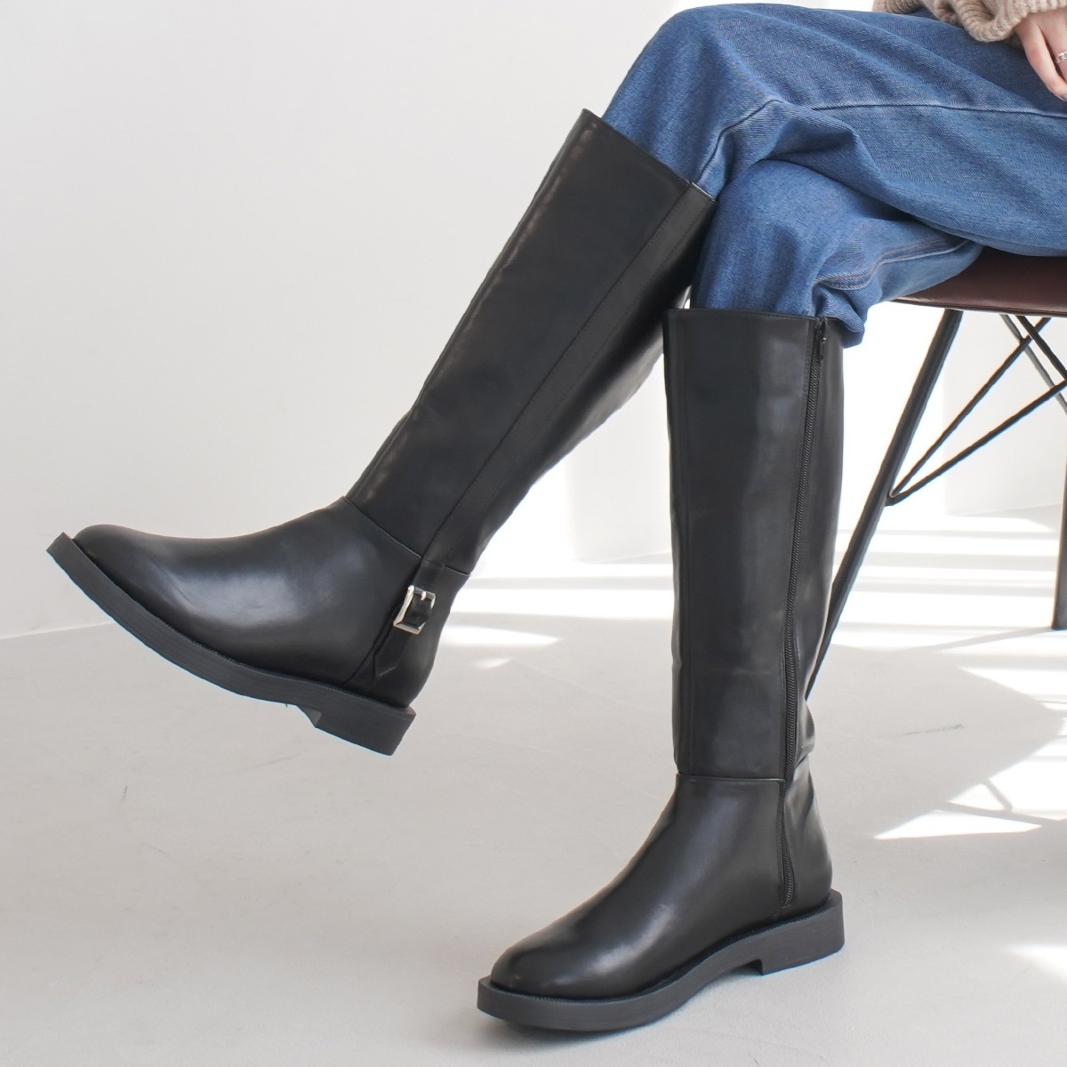 ロングブーツジョッキーブーツ レディース