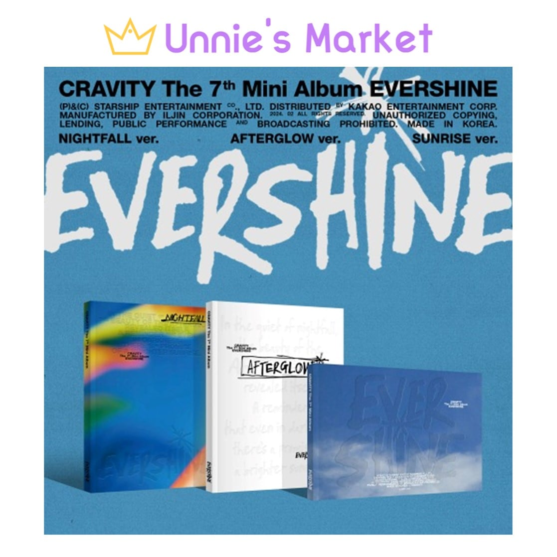 [SET] CRAVITY [EVERSHINE] The 7th Mini Album