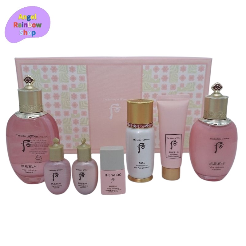 拱辰享 水 スヨン 3種 企画セット[バランサー150ml + ローション110ml + エッセンス50ml + 贈呈品 ４種付き] 栄養 保湿 キメ 肌の血色 透明度 韓国 コスメ スキンケア