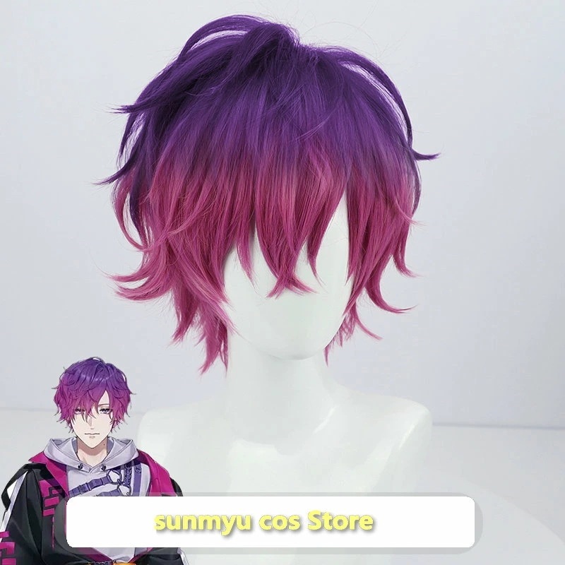 バーチャル VTuber にじさんじ Uki Violeta 浮奇・ヴィオレタ コスプレウィッグ