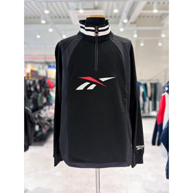 [驪州店] RETS4FM21BK UNI ニューベクター ハイブリッド ハーフジップ スウェットシャツ 男女共用長袖Tシャツ