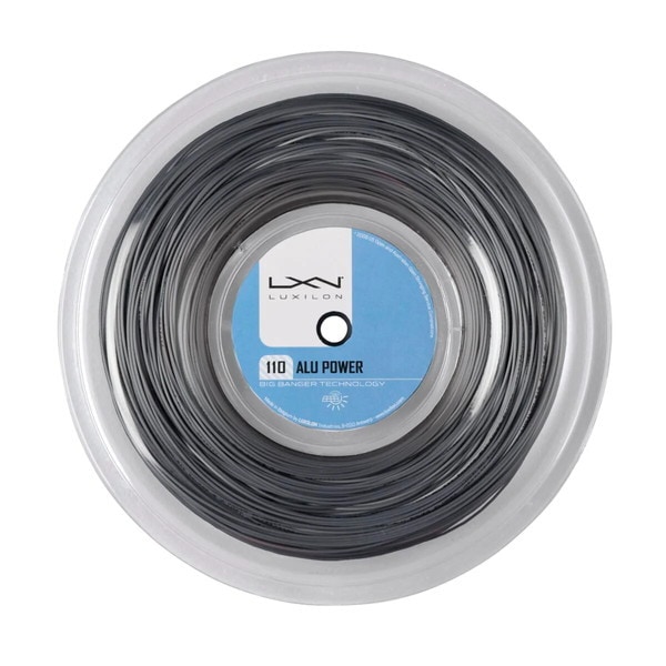 LUXILON (ルキシロン) 硬式テニス用 ガット ALU POWER 110 SILVER 200mロール 1.10mm WR83056011