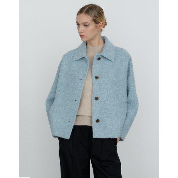 [24FW] [アルパカ/カシミア]グリーンボリュームジャケットDLJA4D003E1