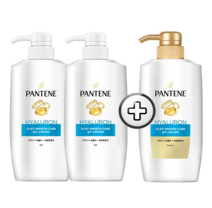 シルキー スムース ケア セット 750ml（シャンプー × 2個＋コンディショナー × 1個）