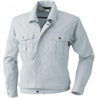 桑和 533 長袖ブルゾン 4Lサイズ シルバーグレー(22)