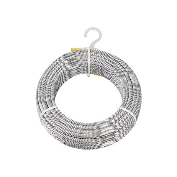 メッキ付ワイヤロープ Φ4mmx50m CWM-4S50 1本