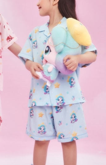 SPAO 公式 キャッチティニピン! 半袖パジャマ オーロラピン SPAO 公式 キャッチティニピン! 半袖パジャマ オーロラピン