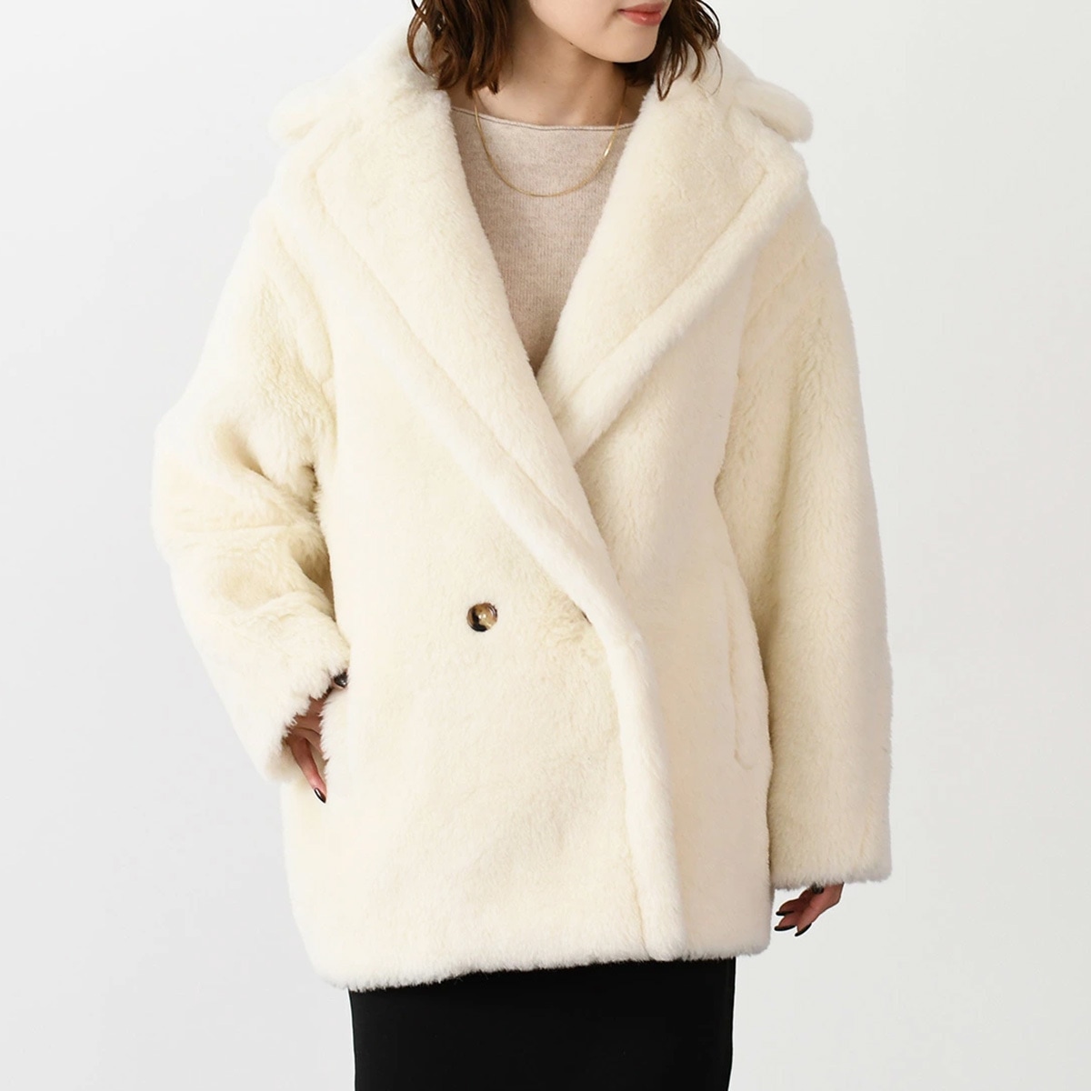 Max Mara マックスマーラ アウター コートジャケット OLGA オルガ テディベア ショート コート 1086034206 レディース アルパカ 秋冬