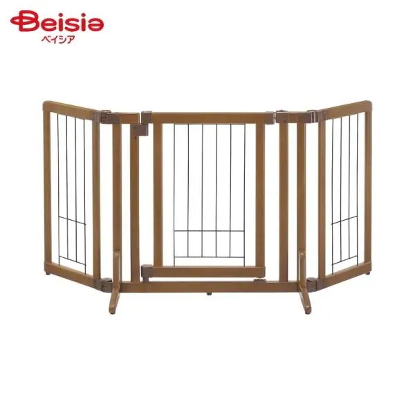 リッチェル ペット用木製おくだけドア付ゲートS ブラウン ペット