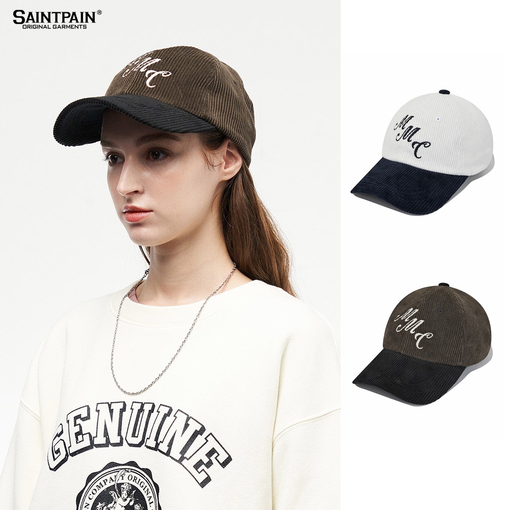 SP M.M.C LOGO CORDUROY BALL CAP-2 COLOR