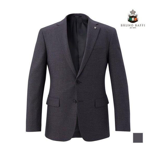 [BRUNO BAFFI] グレーの微細な残りの組織感のあるスーツジャケット__MAEGAWF7411